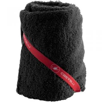 Asciugamano Castelli Insider Nero-Rosso Dual