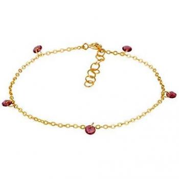 Pulsera Elegante de Plata 925 con Bañado en Oro y Amatista