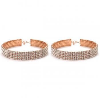 Joyas de Banquete: Collar de Diamante Oro Rosa