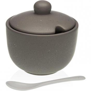 Taza de Azúcar Versión Gris Cerámica