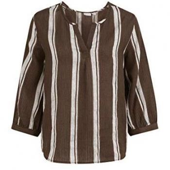 Casual Longbluse FRANSA FRLastripe in Grün