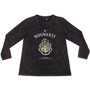 Mörkgrå Barn‑T-shirt med Harry Potter‑design och lång ärm