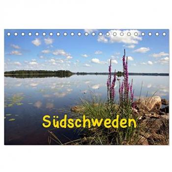 Südschweden Tischkalender 2025 DIN A5 quer CALVENDO Monatskalender