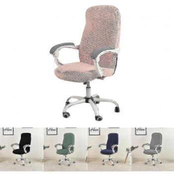 Protection en tissu noir chaise office universelle