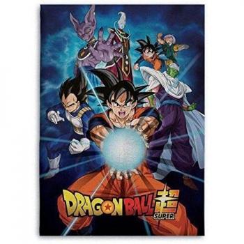 AYMAX Plaid Polaire Dragon Ball Super Kamehameha 100 x 140cm