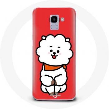 Samsung A6 BT21 Jin Red Skin