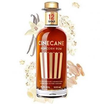 Rhum Cinecane Gold 12 POP Corn 41,2% Vol. 0,5L