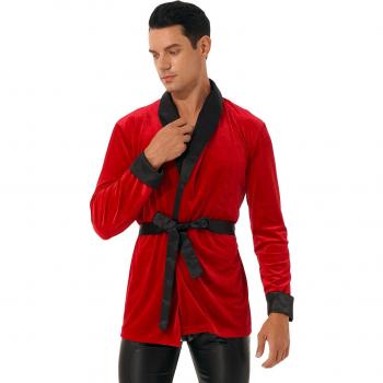Men's Loose Fit Christmas Robe