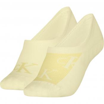 Calvin Klein Jeans Damen Socken CKJ Women – Baumwollmischung, gelb, unifarben, normal