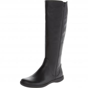 Women's Black Spiral Comet Leather Boot – US 7½