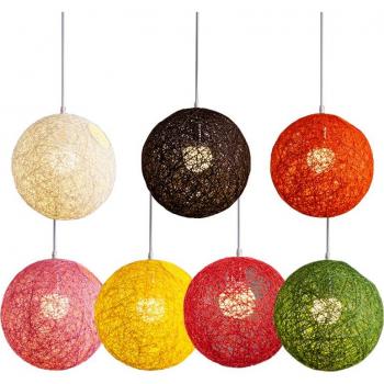 Creative Rattan Ball Pendant Light