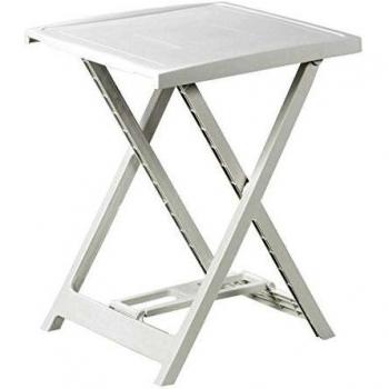Table Arno 50 cm H64 PVC Blanc