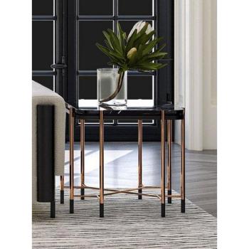 Luxusbeistell‑Tisch Casa Padrino – Mattschwarzer 59 × 59 cm