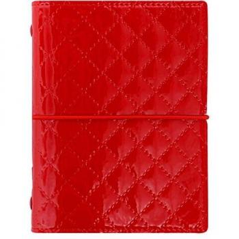 Filofax Red Pocket Domino Luxe Diary