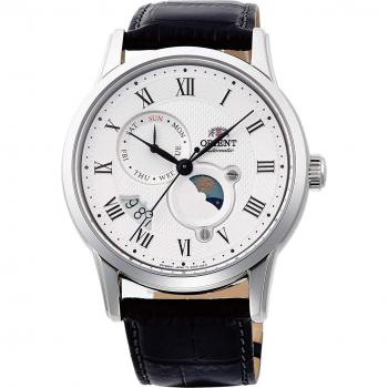 Orient Mechanical Sun & Moon Black & White Watch