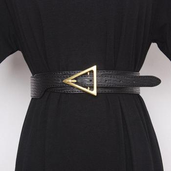 Asymmetrische Riem voor Dames van PU Leer met Patchwork Design