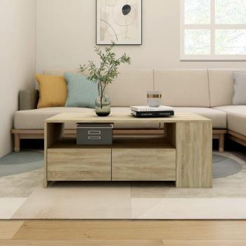 Vidaxl Sonoma Oak Coffee Table 102x55x42 cm Engineered Wood