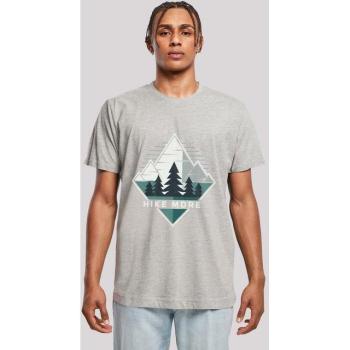 Gr. L Herren T-Shirt 100 % Baumwolle „Hike More Mountains“ – Erdgrau
