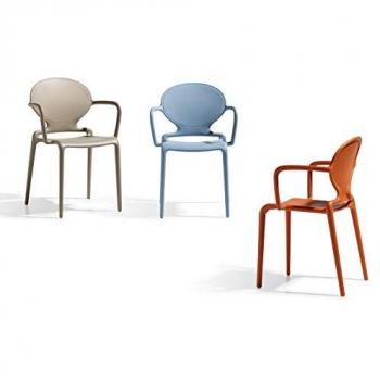 Giò Lino 4 Poltrone Scab Set di Design