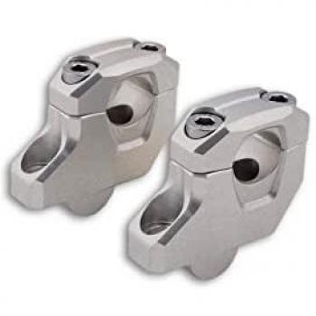 Pontets de Guidon LSL Ø22,2mm +35mm Argent