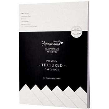 A4 White Textured Cardstock – 20‑Pack Capsule – 216 gsm
