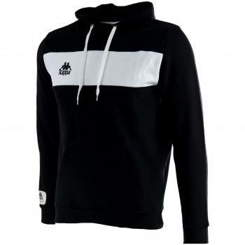 Kappa Caldo Kinder-Hoodie – Schwarz/Weiß – 8 Jahre (Jungenspezial)