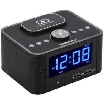 Bodmin EchoTime Clock – Rechargeable Speaker & Night Light