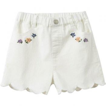 Shorts de Mickey Bella con Bordado Floral para Niños DKY17925