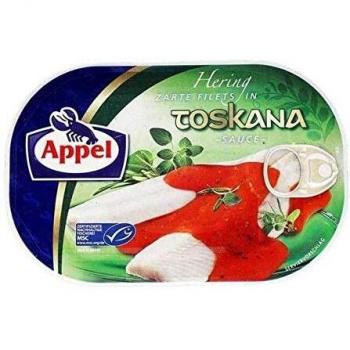 Appel Heringsfilet Zarte Filets in Toskana Sauce 200g