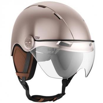 Casque Casr multicolore avec visière Rose M