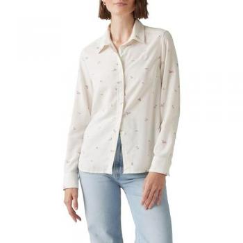 Levi's Viscosa Blanco Casual Mujer