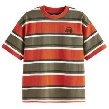 NextGen Green Stripe Tee – 3‑16 Years, Soft & Durable