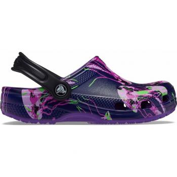 Zoccoli Crocs Neon Viola / Multi Classic Meta Scape EU 20-21