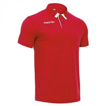 Macron Swing Polo-Shirt – Herren, Rot, XL