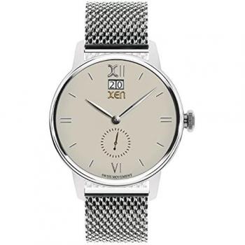 Xen Armbanduhr Silber 41 mm