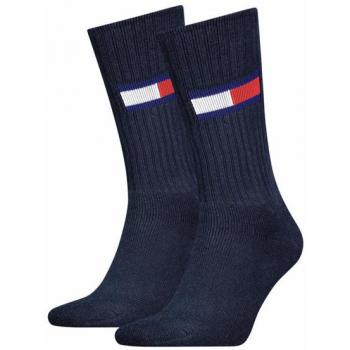 Tommy Hilfiger Socken 2er Pack Herren mit Logo Marine Größe 39/42