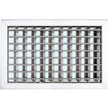 Ailettes et rideau – Grille de ventilation aluminium First Plast