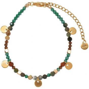 Firetti Armband „Schmuck Geschenk“ – Edelstahl, mit Labradorit‑ oder Achatplättchen, Made in Germany