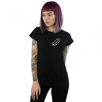 Supernatural Women’s Symbol Scratch T-Shirt in Black (BI40542)