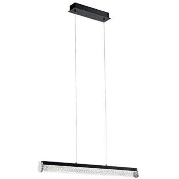 Plafonnier Design Aluminium Noir Eglo 93916
