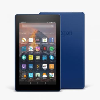 Fire 7 Tablet with Built‑In Alexa – 8 GB, 7″ Screen, Marine Blue