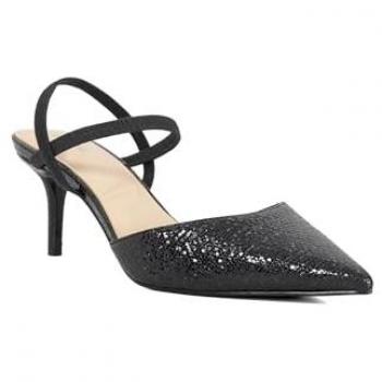 Dune London Chaussures Élégantes Ouvertes Noir Chromé