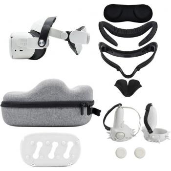 Set de Protección Silicona Premium para Oculus Quest 2