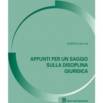 Appunti per un saggio sulla disciplina giuridica