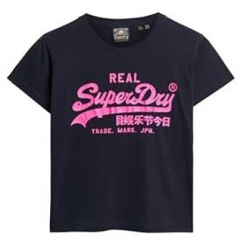 Camiseta Superdry Casual Manga Corta Neón