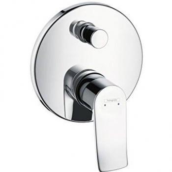 Hansgrohe Metris UP Wannen-Einhebelmischer mit integrierter Sicherung, Chrom