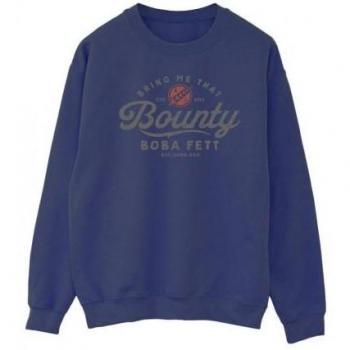 Star Wars Baumwoll-Sweatshirt für Herren „The Book Of Boba Fett“ navy blau
