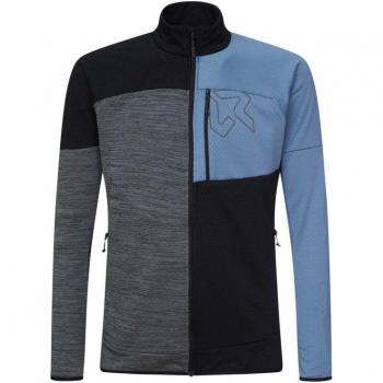 Forro Polar Kobra con Cremallera XL Caviar/Blue Shadow/O Grey Melange