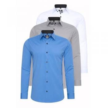 Rusty Neal Casual Langarmshirt Baumwolle Polyester