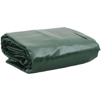 VidaXL Green Canvas Tarpaulin 3x5 m 650 g/m²